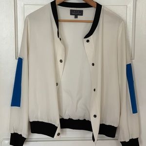 PJK Silk and Cotton Bomber Jacket